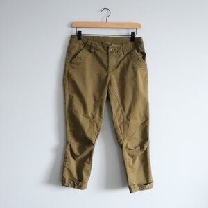 MEC Women's Sz 2 Khaki Patagonia‎ Twill Traveler 5-Pocket Stretch Active Pants